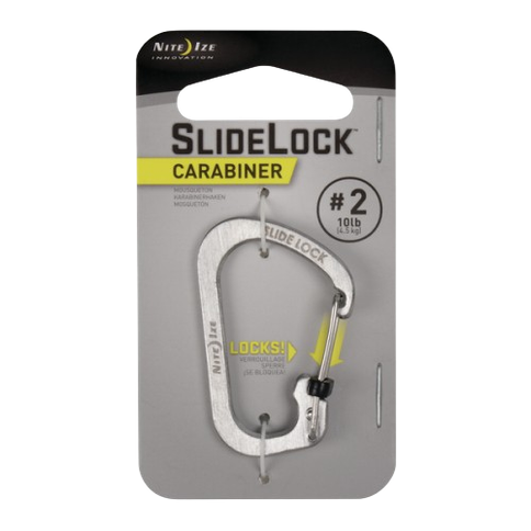 Imagem do produto MOSQUETAO NITE IZE CARABINER SLIDELOCK 2 ACO INOX - CSL2-11-R6